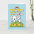 Search for cartoon brain postcards Pinky and the brain