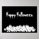 Search for black and white skull posters Halloween