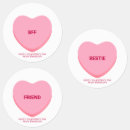 Search for bff round stickers Pink