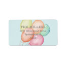 Search for blue 1st birthday return address labels Cute