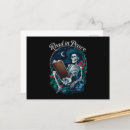 Search for skeleton lovers postcards Halloween