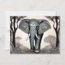 Search for elephant pattern postcards Animal