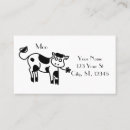 Search for moo business cards Cattle