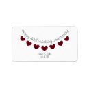 Search for ruby wedding anniversary return address labels Couple