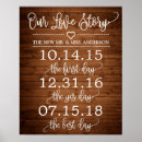 Search for our love story wedding signs Calligraphy