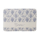 Search for blue toile bath mats Chinoiserie