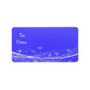 Search for candy canes return address labels Blue