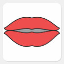 Search for big lips stickers Red