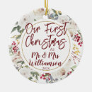 Search for white rose christmas tree decorations Our first christmas