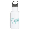 Search for map water bottles World