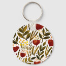 Search for floral illustration key rings Botanical