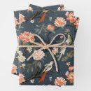 Search for blue denim wrapping paper Floral