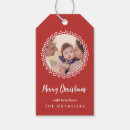 Search for christmas wreath gift tags Red