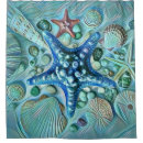 Search for seashell shower curtains Starfish