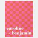 Search for hot pink and orange blankets Trendy