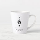 Search for clef mugs Black and white