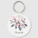 Search for single flower round key rings Flowers