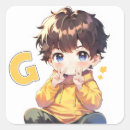 Search for cute anime boy stickers Kawaii