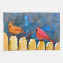 Search for cardinal bird tea towels Snow