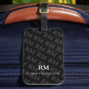 Search for basic luggage tags Initials