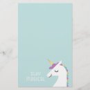 Search for unicorn stationery paper Kawaii