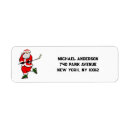 Search for hockey return address labels Santa claus