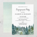 Search for nature engagement party invitations Pine tree