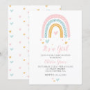 Search for rainbow baby shower invitations Pink