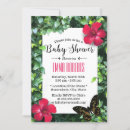 Search for hibiscus baby shower invitations Elegant