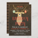 Search for deer christmas invitations Winter