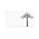 Search for tropical palm tree return address labels Cute