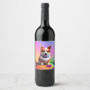 Search for corgi wine labels Cute