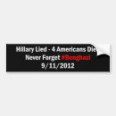 Search for lied bumper stickers Clinton