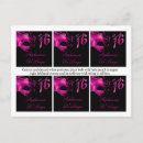 Search for black mask postcards Pink