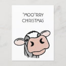 Search for cartoon cow christmas cards Animal