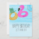 Search for pool birthday cards Summer