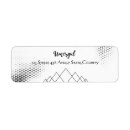 Search for text design return address labels Stylish
