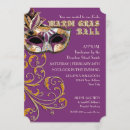 Search for mardi gras masquerade costume party invitations Fat tuesday