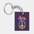 Search for peace sign key rings Retro
