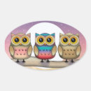 Search for 3 oval stickers Cute