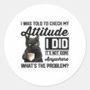 Search for your attitude stickers Kitten