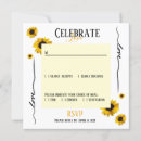 Search for boho sunflowers wedding invitations Yellow floral