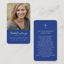 Search for blue prayer cards Cross