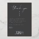 Search for black silver thank you cards Classic