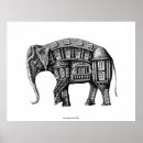 Search for elephant drawing art White