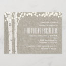 Search for birch trees wedding invitations Lights