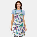 Search for butterfly print aprons Red