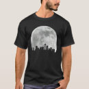 Search for seattle skyline tshirts Moon