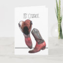 Search for western boots birthday cards Cowboy