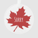 Search for canadian maple leaf christmas tree decorations Funny